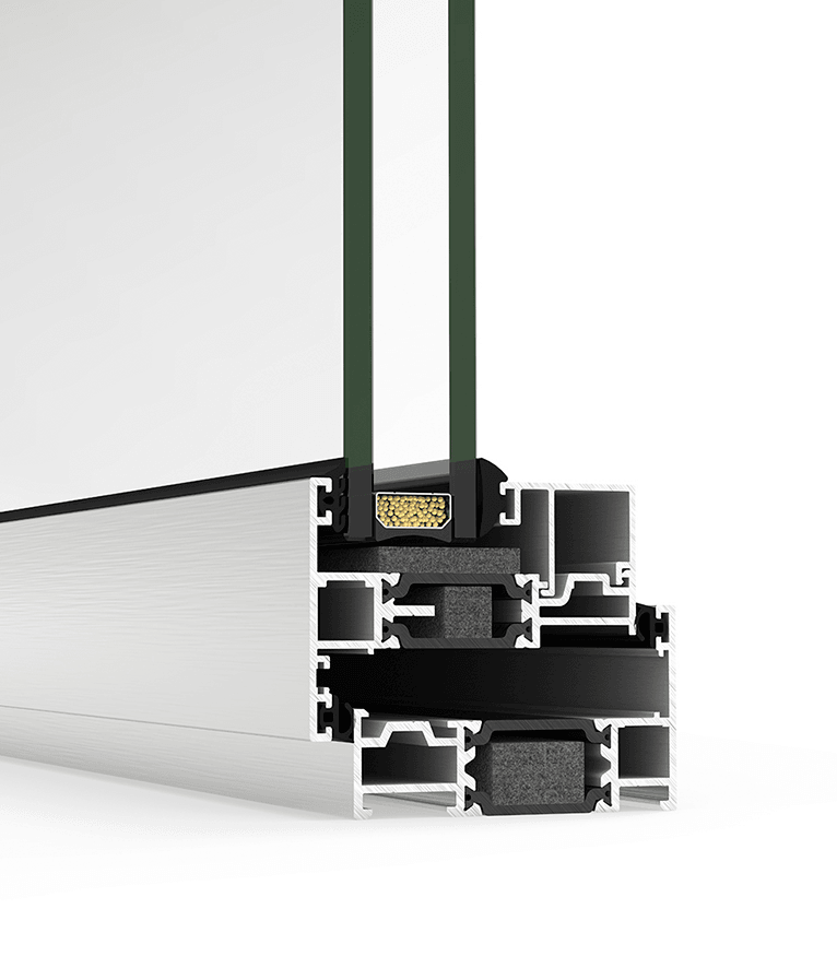 uPVC flush casement windows on period home