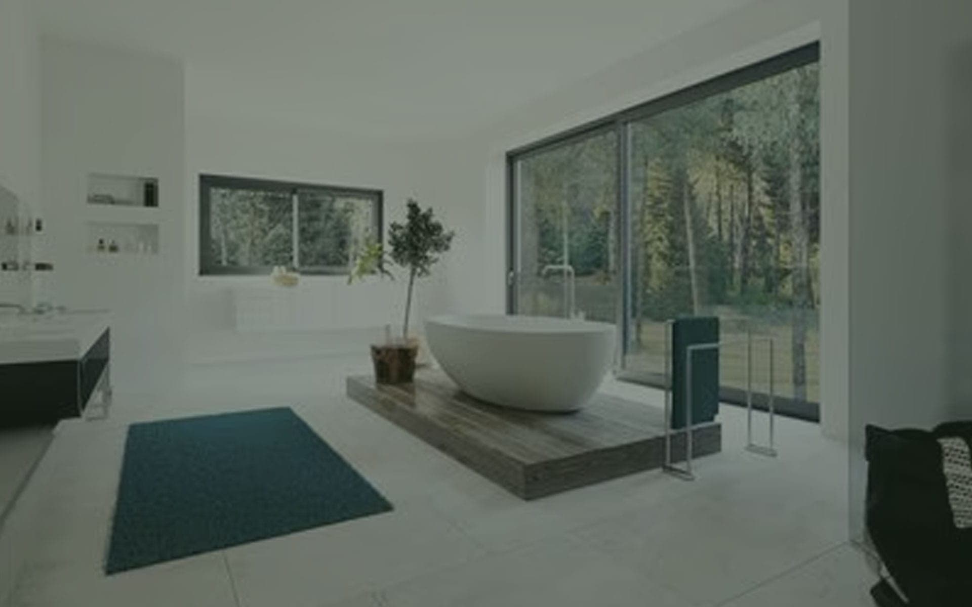 Rehau Slinova uPVC inline sliding patio doors opening onto a garden